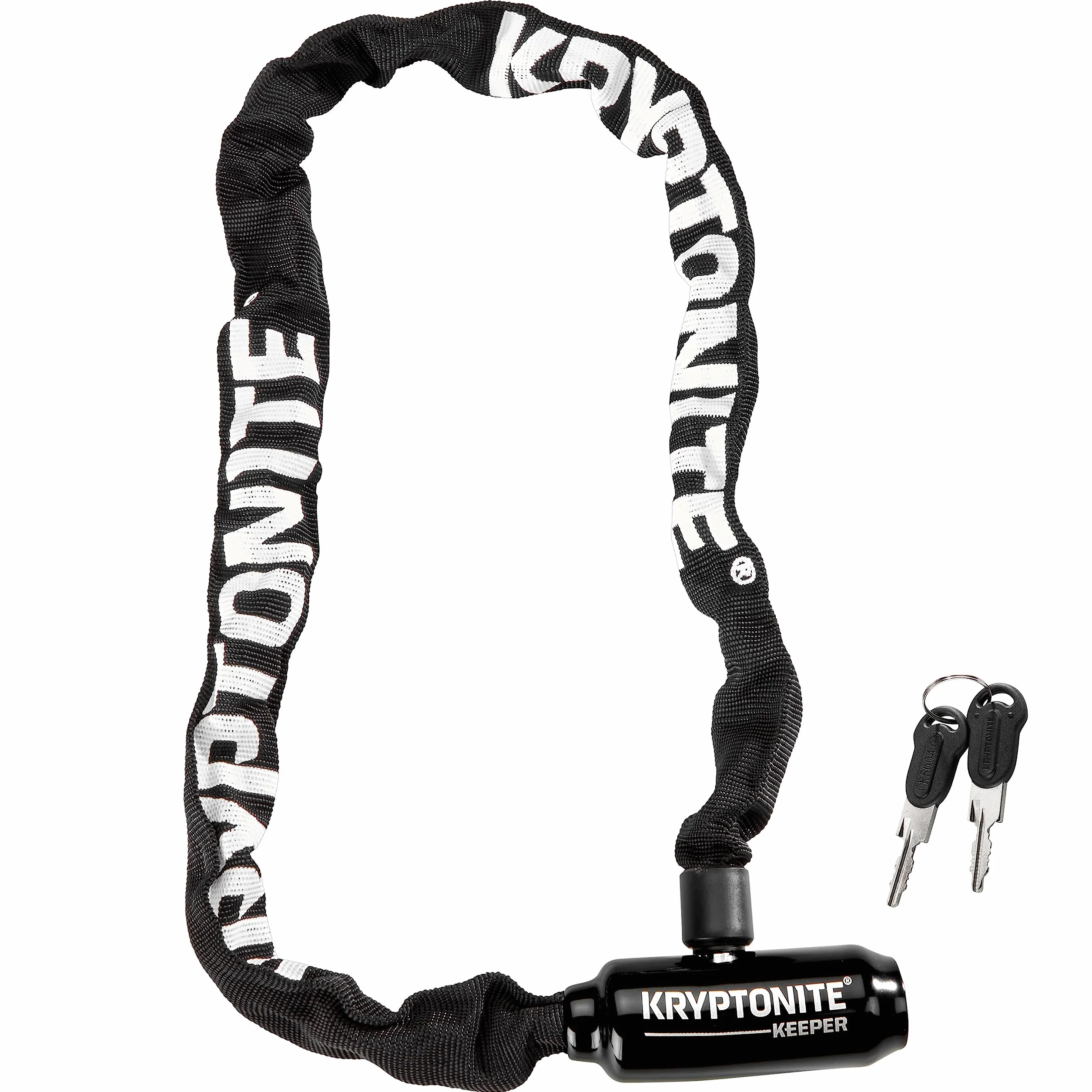 Kryptonite K004912 Acero Carbono Integrado Cerradura de Cadena, 85cm x 5mm
