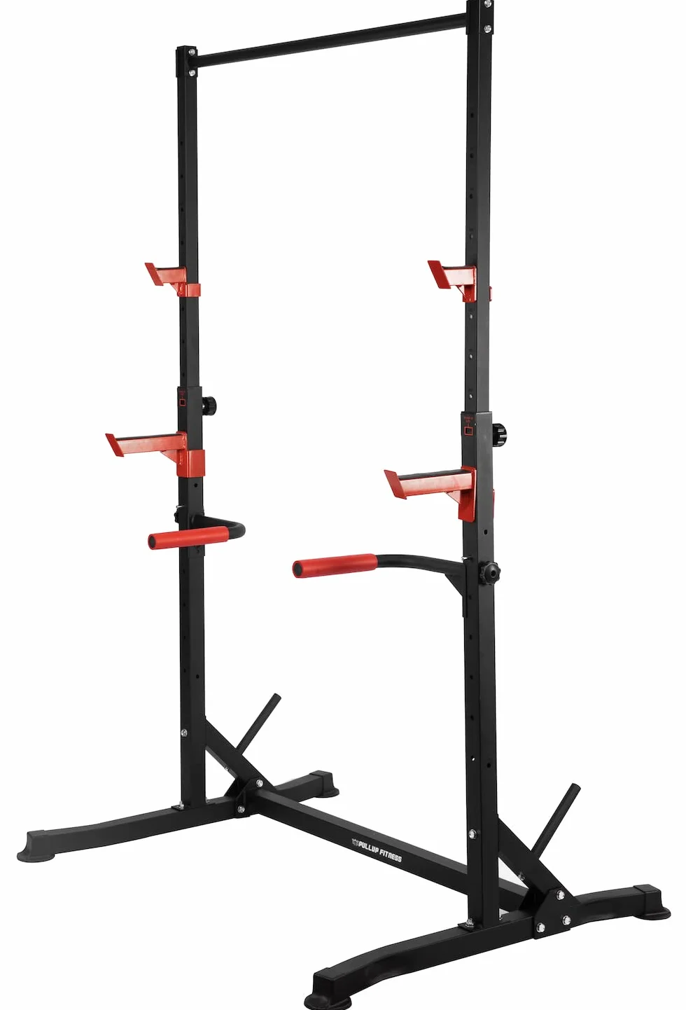Pull up Fitness Squat Rack v2/Barra de tracción Ajustable/Barra Fija/Developper reclinado/Pull up Bar/Jaula de Squat/ DIPS BAR de Metal