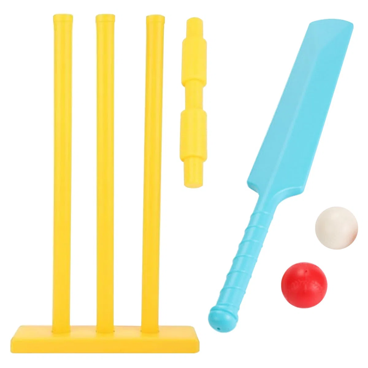 Juego de cricket para niños, juego de bate de plástico y pelota, juego de juegos de cricket infantil padre, juego de bate de cricket para niños Cultivo de coordinación mano-ojo de cultivo deportivo