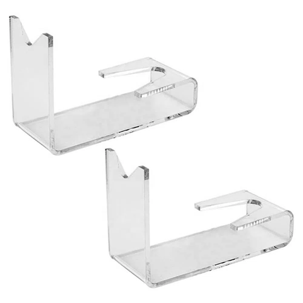 MiOYOOW Soporte para Pistola Acrílico Transparente 2 PIEZAS, 14 x 6,3 x 7,6 cm / 5,5 x 2,5 x 3 pulgadas