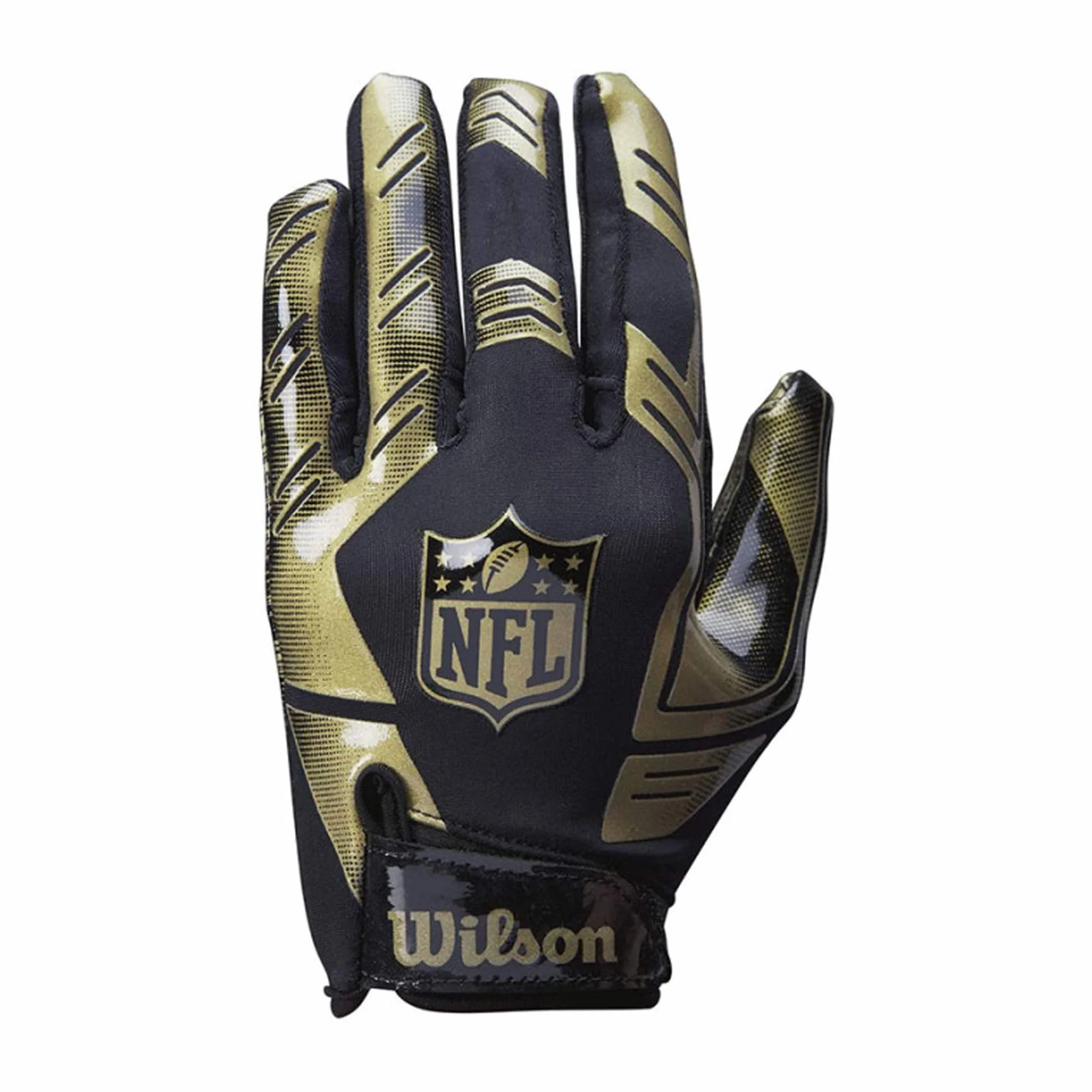 Wilson Guantes de Receptor para Fútbol Americano, Nfl Stretch Fit Receivers Glove, Talla Única