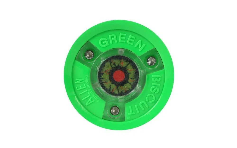 Green Biscuit Alien Puck