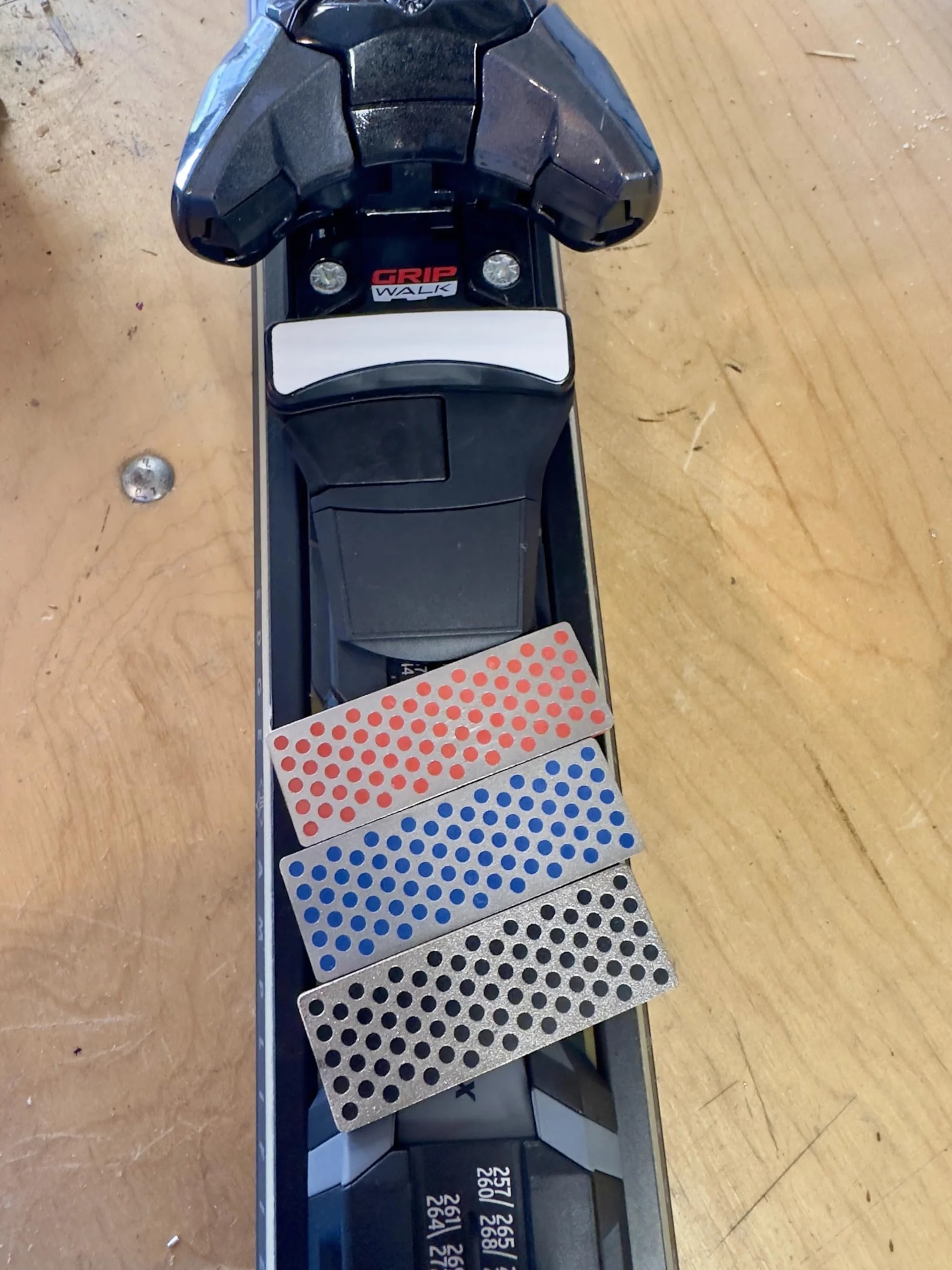 DMT Mini diamante WS7K - Piedra de afilar para esquís y snowboard, 70 mm, juego de 3 unidades