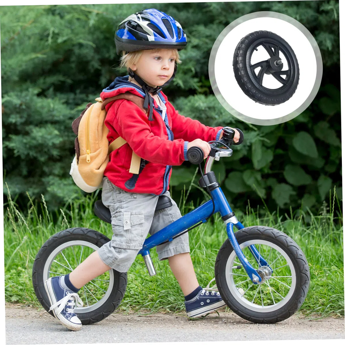 1 par de Ruedas de Bicicleta de Repuesto para niños, Rueda de Bicicleta de Equilibrio de 12 Pulgadas, Accesorios de reparación Ligeros para Bicicletas y Mantenimiento