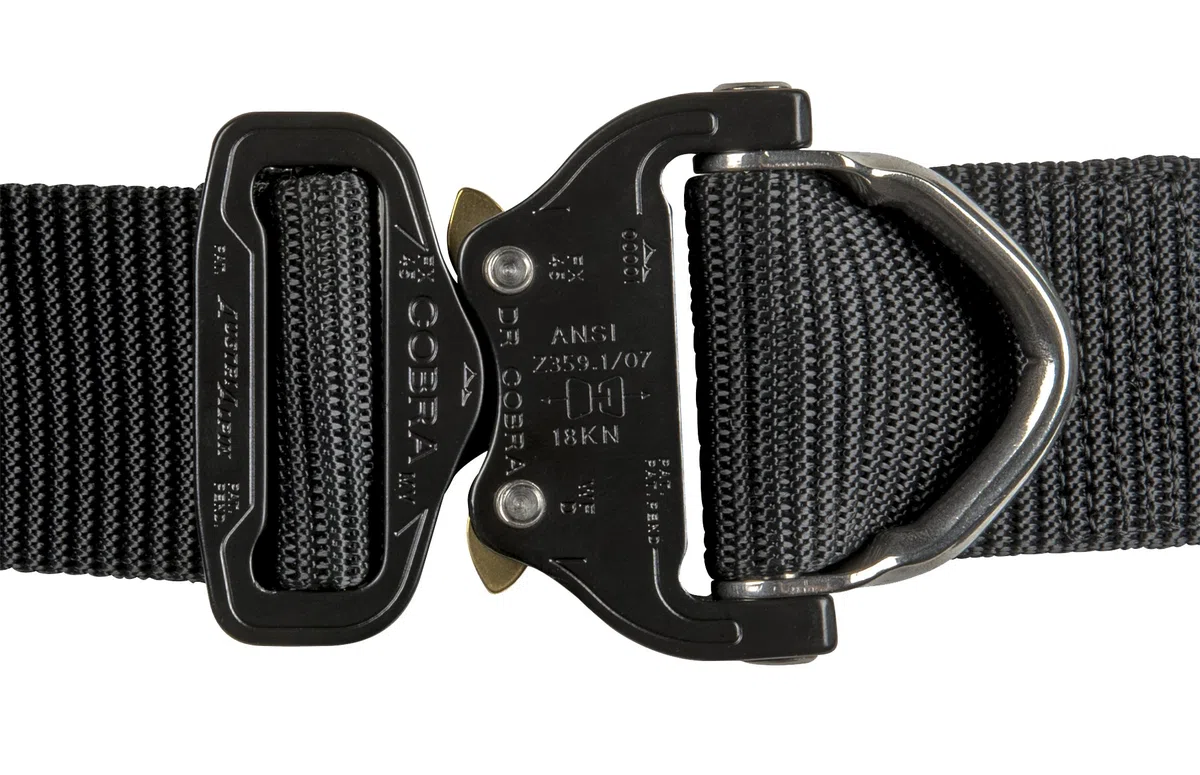 Helikon Hombres Cobra D-Ring (FX45) Táctica Cinturón Negro