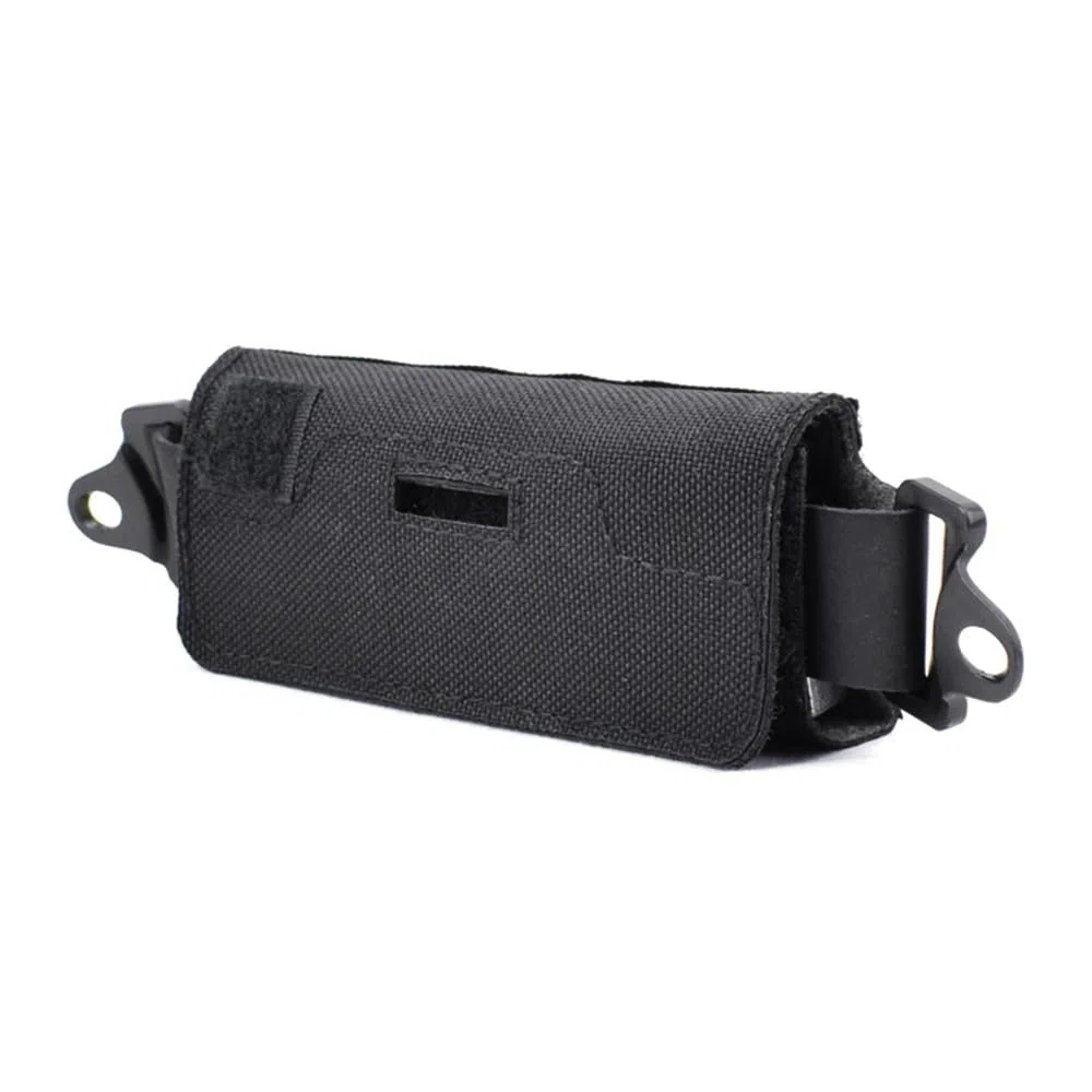 Bolsa de contrapeso para casco táctico, bolsa de batería, bolsa de equilibrio de peso con 5 bloques para casco táctico rápido de airsoft