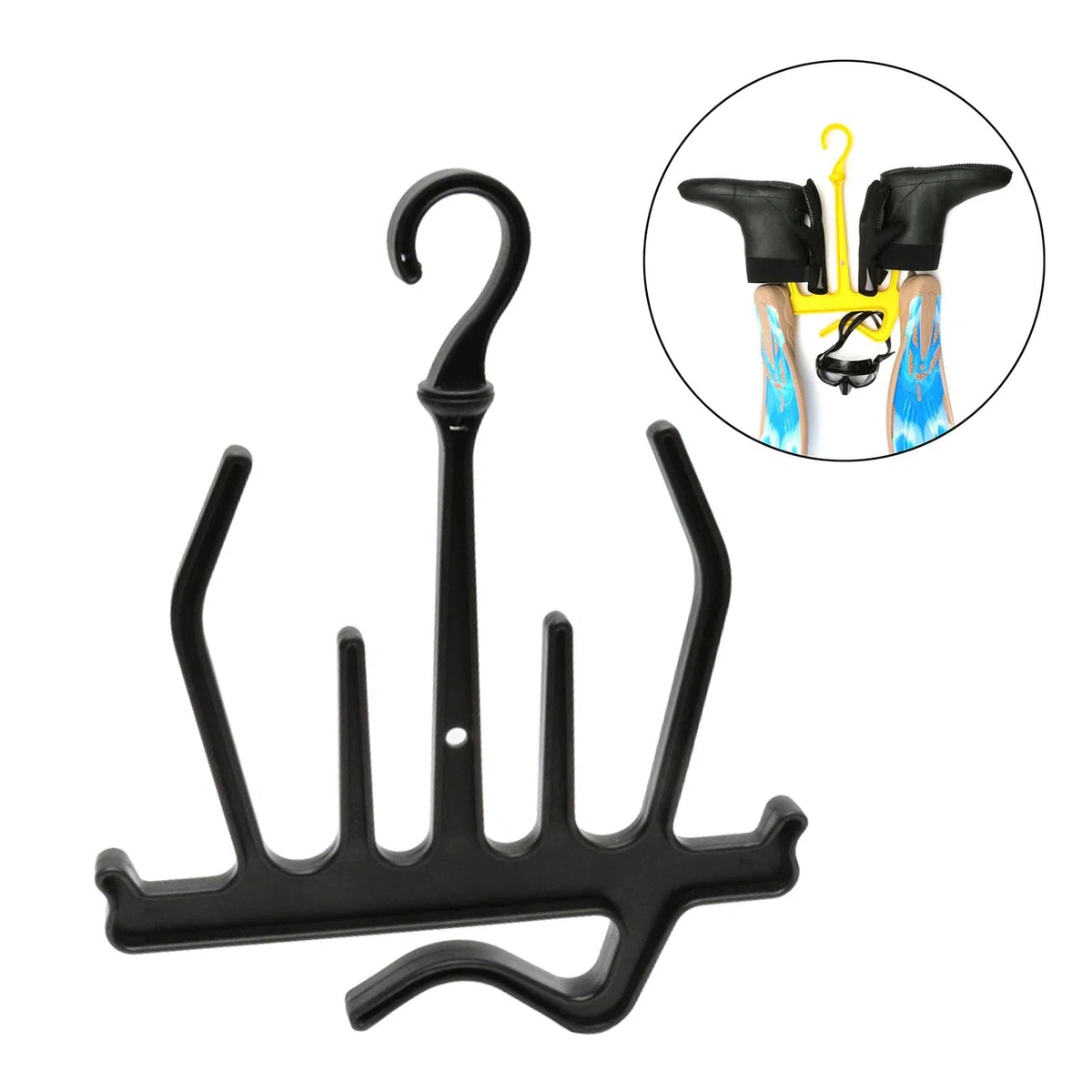 Harilla Percha de Buceo Trocknuit Giratoria con Ganchos Extensible Rotación 360 Secado para Accesorios de Camping de Neopreno