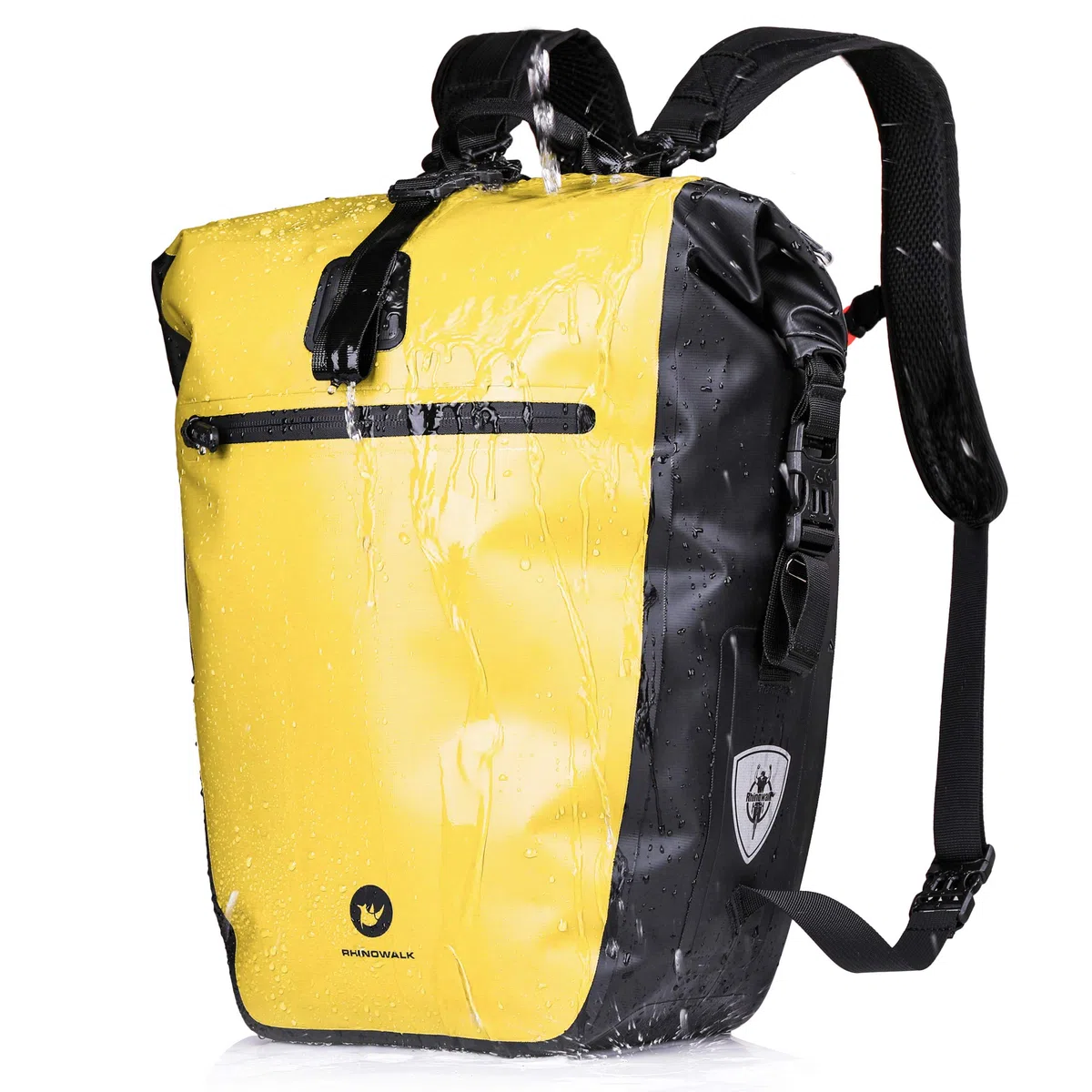 BAIGIO Bolso de Bicicleta Trinity para Panier Rack,27-30l, Bolso Impermeable Panier Rack, Bolso de Bicicleta, Bolsillo Frontal/Trasero, Mochila Multifuncional, Bolso de Equipaje, Bolso de Viaje