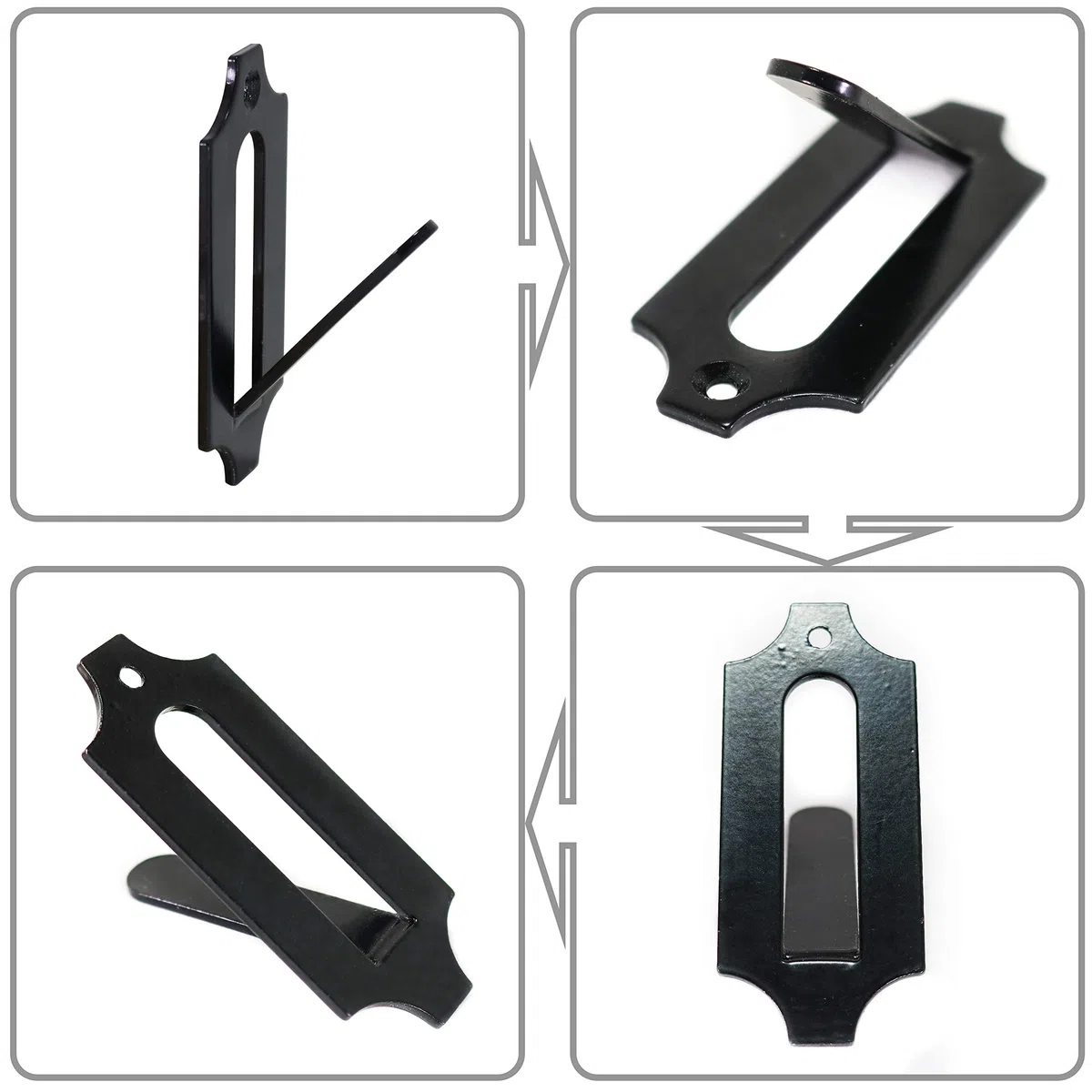 Paquete de 3 soportes de pared de calavera europea para ciervos, mula, antílope, coyote y animales de caza pequeños, completo con kits de instalación simples y fáciles, apto para uso en