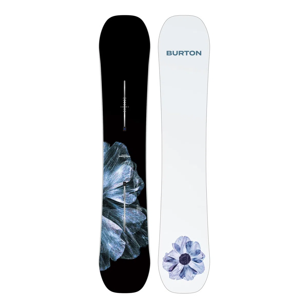 Burton – Tabla de snowboard Process Graphic para hombre, talla 162 ancha, color negro