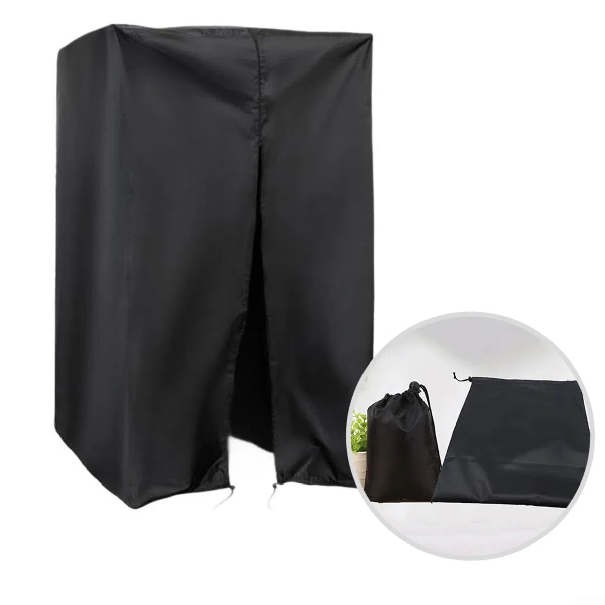 Funda protectora para estación de barra de dominadas, cubierta de estante de energía de varios tamaños, tela Oxford impermeable para equipos de fitness, estante de pesas con cordón ajustable