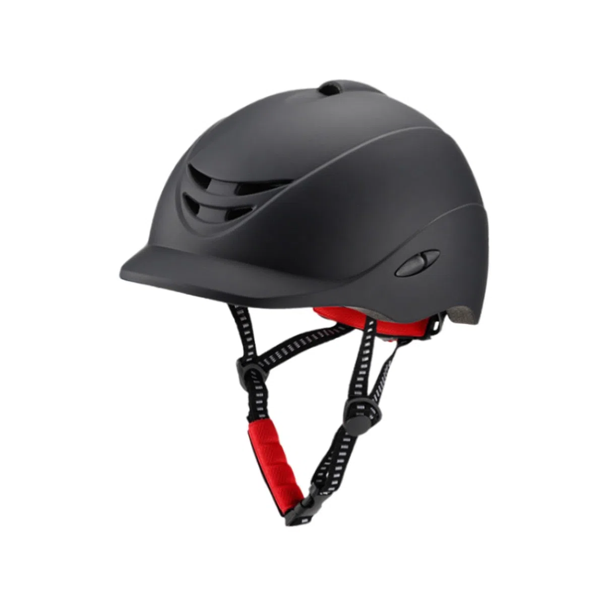 Perfeclan Casco Ecuestre de Verano Gorra de equitación Borde extraíble Transpirable Compacto Ajustable Hombres Mujeres Casco Ecuestre Casco de equitación para, M
