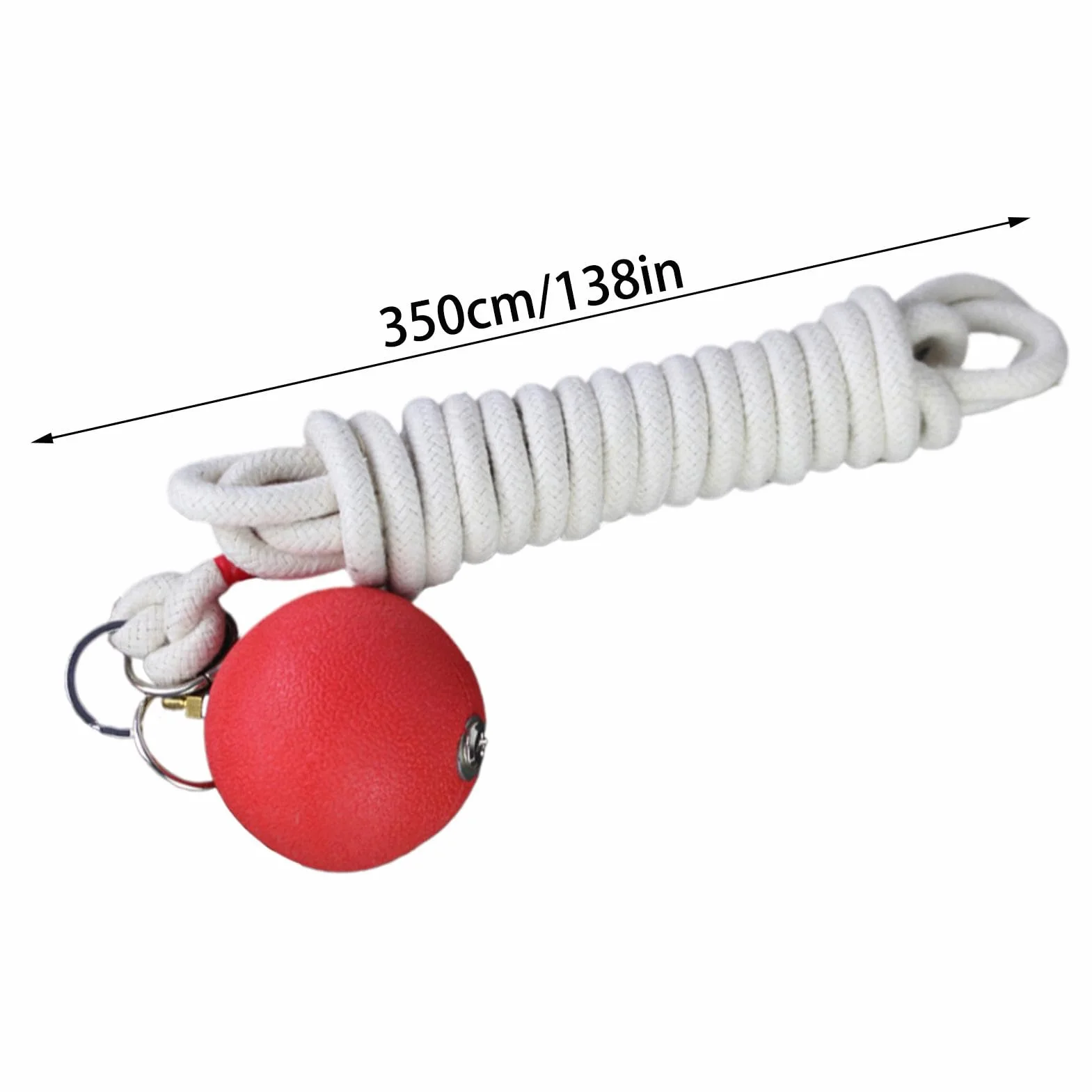 Dart Hammer, Práctica Rope Dart 137.8in Martial Arts Soft Equipment, Entrenador de edificios musculares, User Friendly Chinese Traditional Tool for Training and Practice