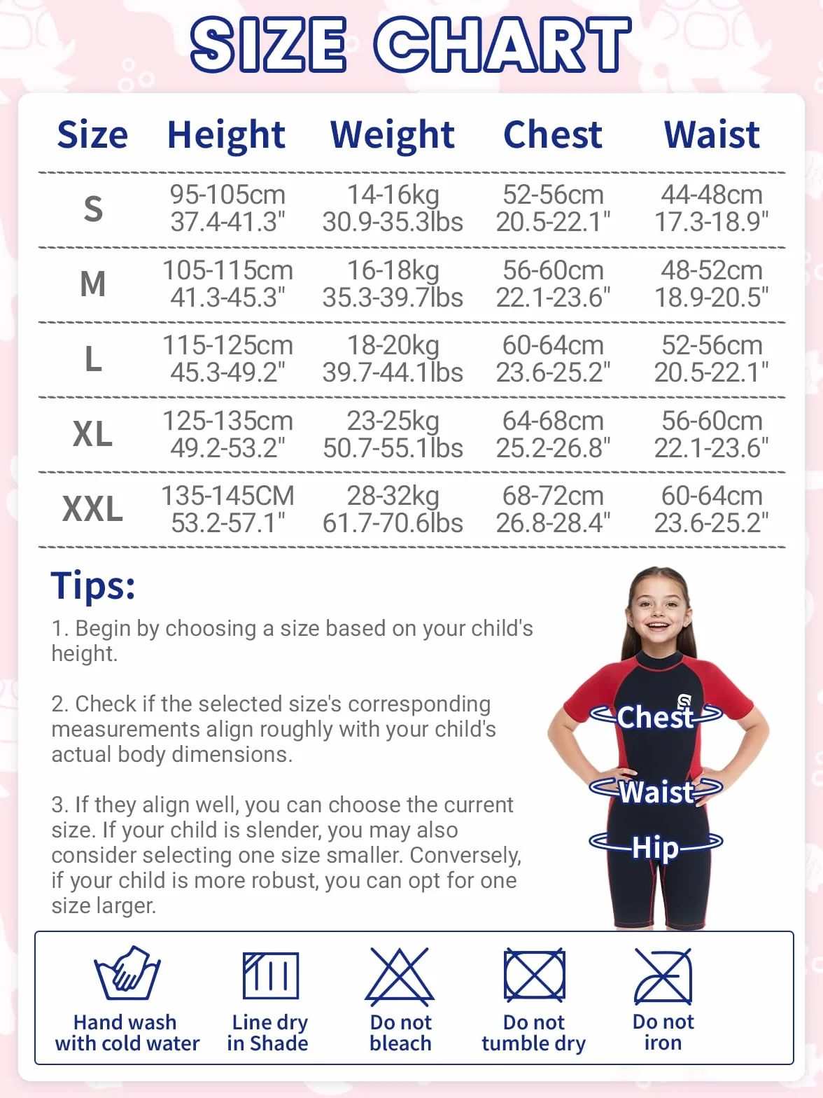 Traje de neopreno para niños de 2,5 mm, térmico, para natación, buceo, surf, traje de neopreno largo y cálido, para niñas y niños, protección UV y ultra elástico