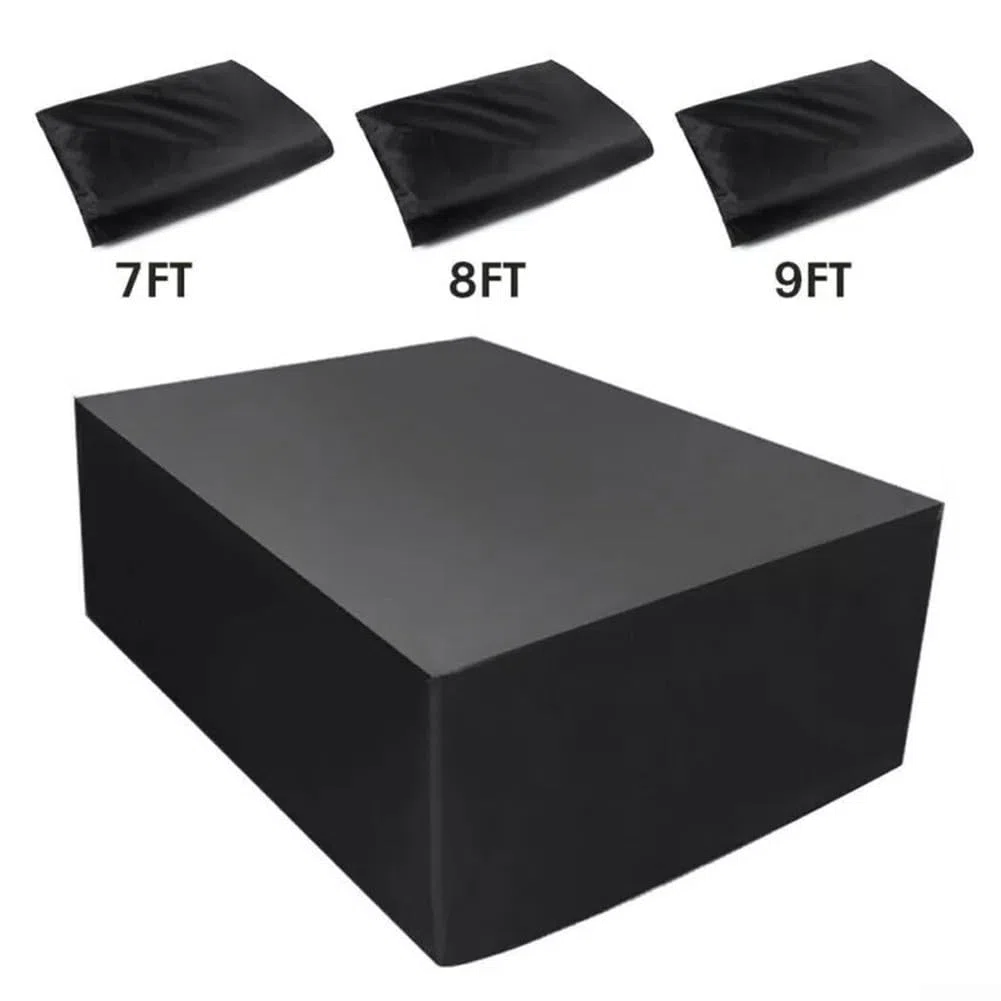Oniissy Cubierta impermeable para mesa de billar 210D de 7/8/9 pies: protección resistente a los rayos UV y a la intemperie, cubierta plegable impermeable para mesa de billar para un almacenamiento