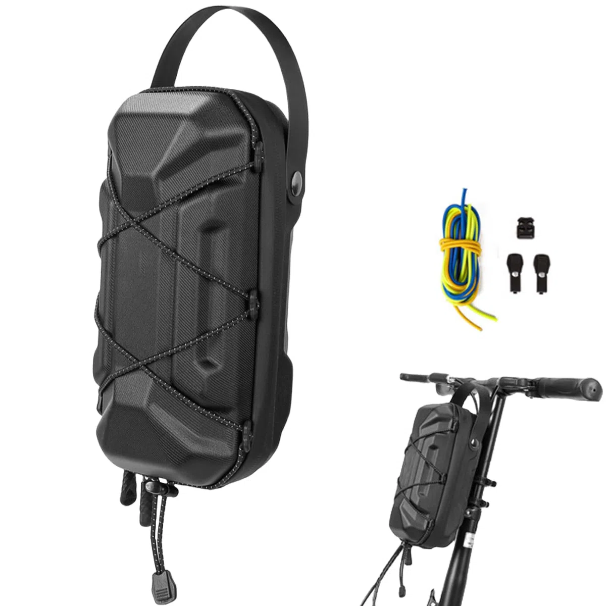 GOMETY E Bolsa de Scooter Eléctrico Impermeable para Patinete Eléctrico con Cordones Multicolor para Xiaomi Mijia Sedway Ninebot