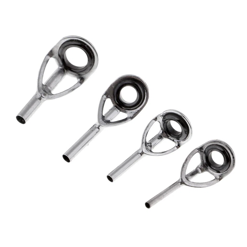 F Fityle 49 Piezas de Guías Telescópicas para Cañas de Pescar Y Anillos de Punta para Construir O Reparar