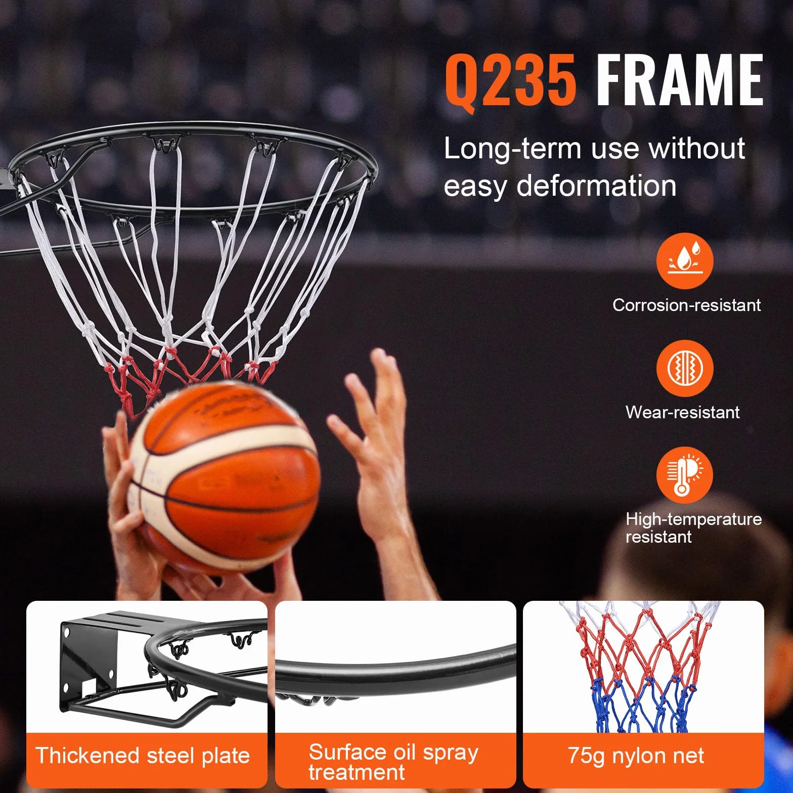 VEVOR Basketball Hoop - Billfold Unisex Adulto