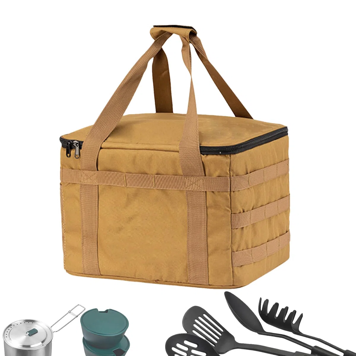 Bolsa de Camping,Bolsa de Transporte - Cubo de 20L Ergonómico Impermeable Organizador de Almacenamiento para Viaje, Senderismo, Bote, Kayak y Residencia Universitaria