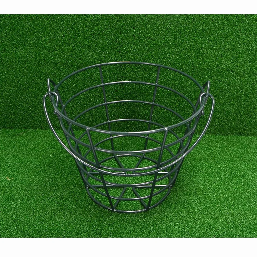 Kofull Métal Golf Panier durable Balle de golf à nourriture Golf Accessoires 1 pièces en sac, store 50pcs balls