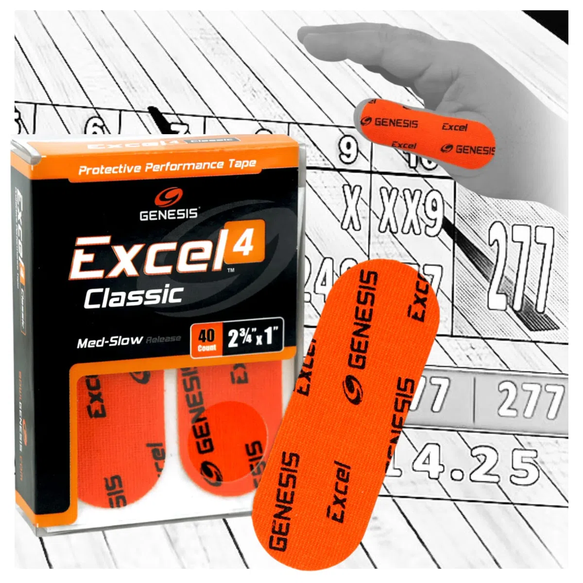 Genérico Tiras de Proteccion Bolos Pulgar y Dedos | Excel Classic | Release, Performance Fitting, Accesorios para Bowling Ball