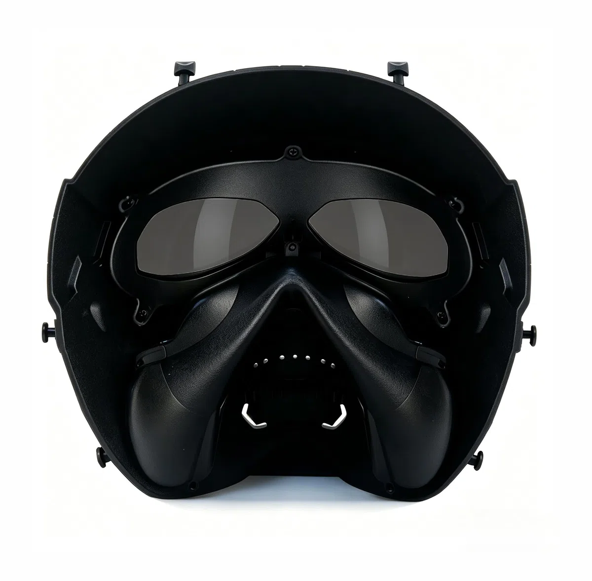 Airsoft Máscara táctica de cráneo de Cara Completa máscara de Lente ahumada para Caza, Paintball CS Wargame Halloween