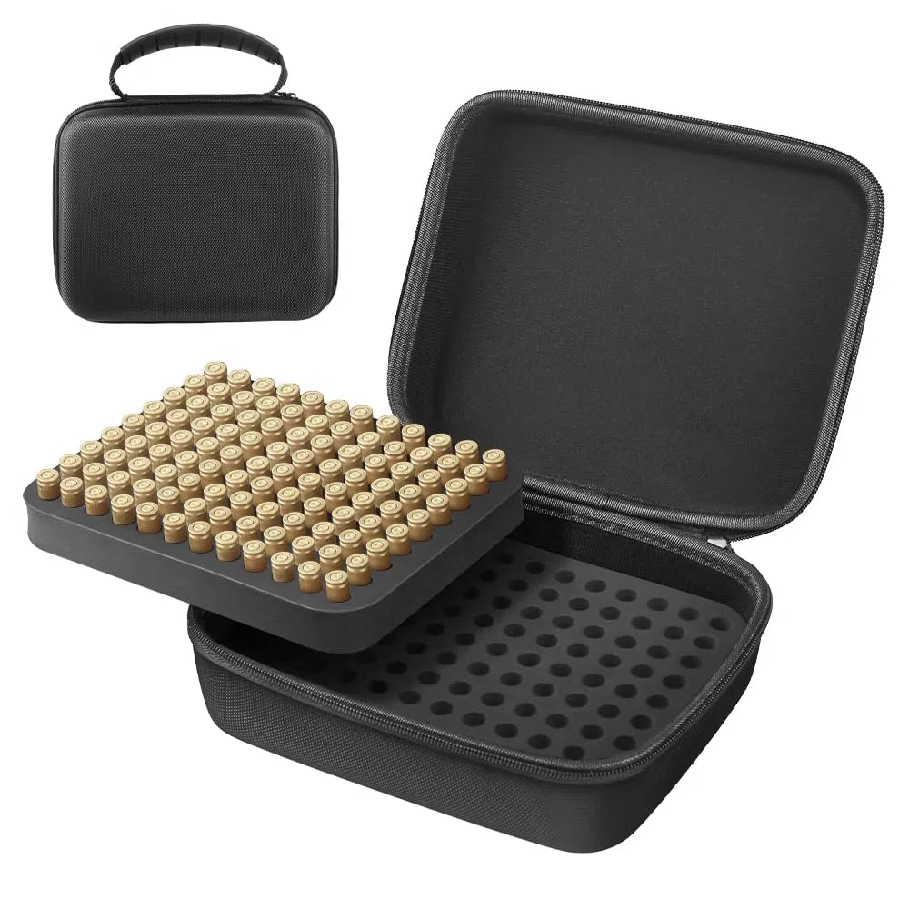 DONGKER 9mm Ammo Storage Case – Tactical Ammunition Organizer for 216 Rounds, Compact Box for Training Range Use and Carry in Tactical Backpack