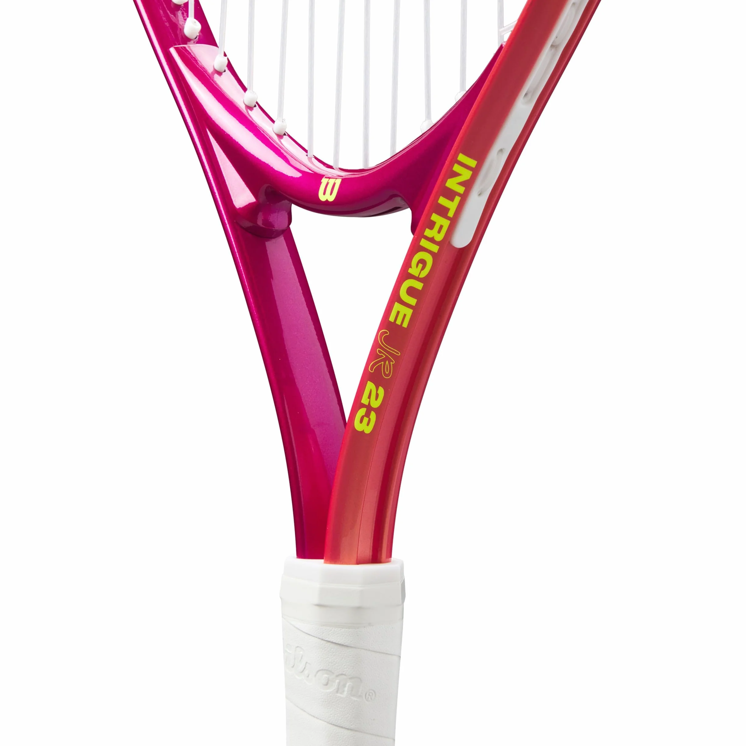 Wilson Intrigue Junior 23 Girls Incordata: Yes 205 g Tennis Rackets Rackets for Children Red - Yellow