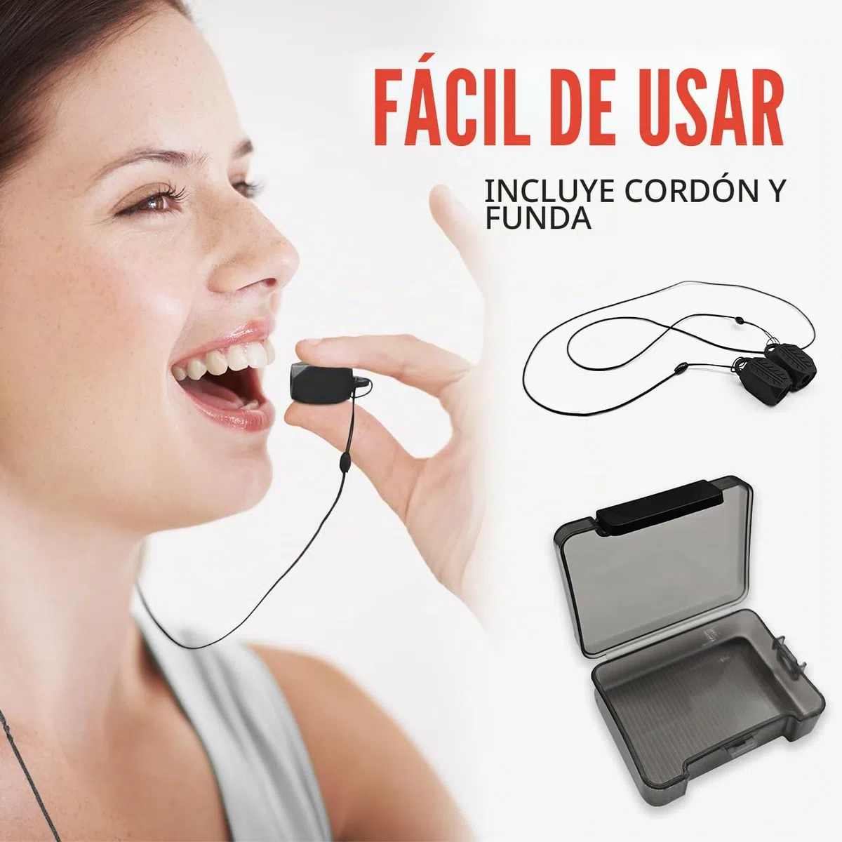 JE Jaw Exerciser for Men and Women, 40-110 LBS, 8 niveles de resistencia, tabletas de ejercicios Jawline de silicona, Slims and Tone The Face, 16 Count (1 paquete)
