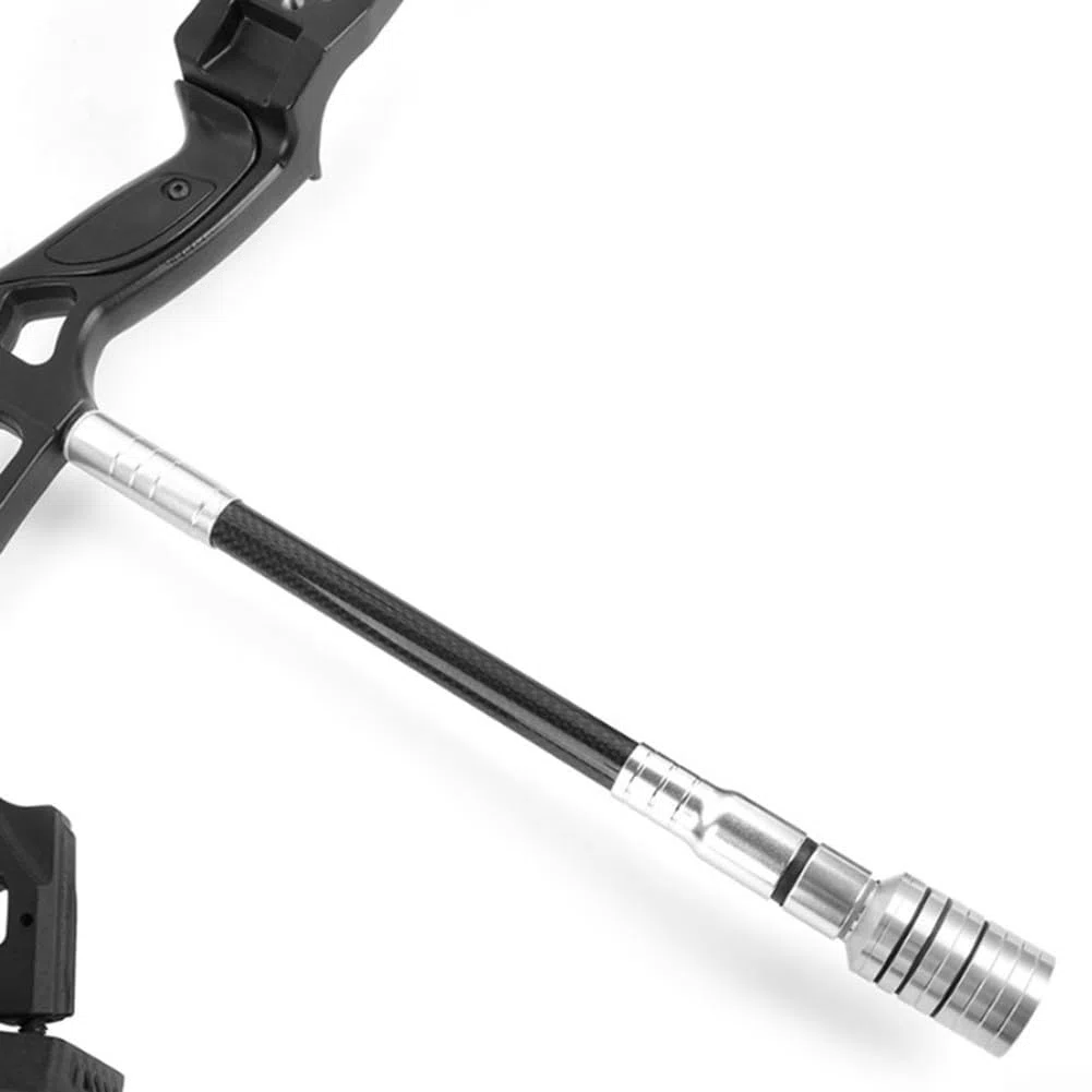 Kit estabilizador de arco 280g Pesas de acero inoxidable para equilibrar y estabilizar arcos compuestos (plata)