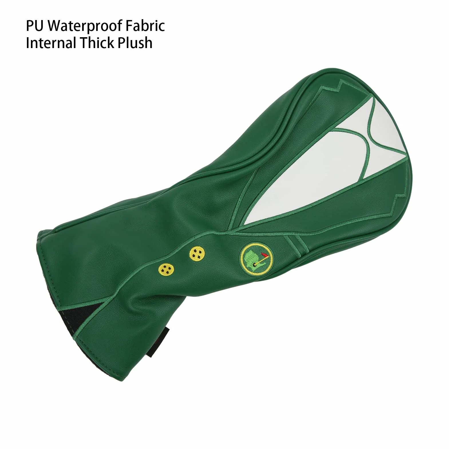RiToEasysports Fundas para Cabezas de Golf, Impermeables, de Cuero PU, Forro Suave y Grueso, Funda Híbrida para Hombres y Mujeres, Amantes del Golf
