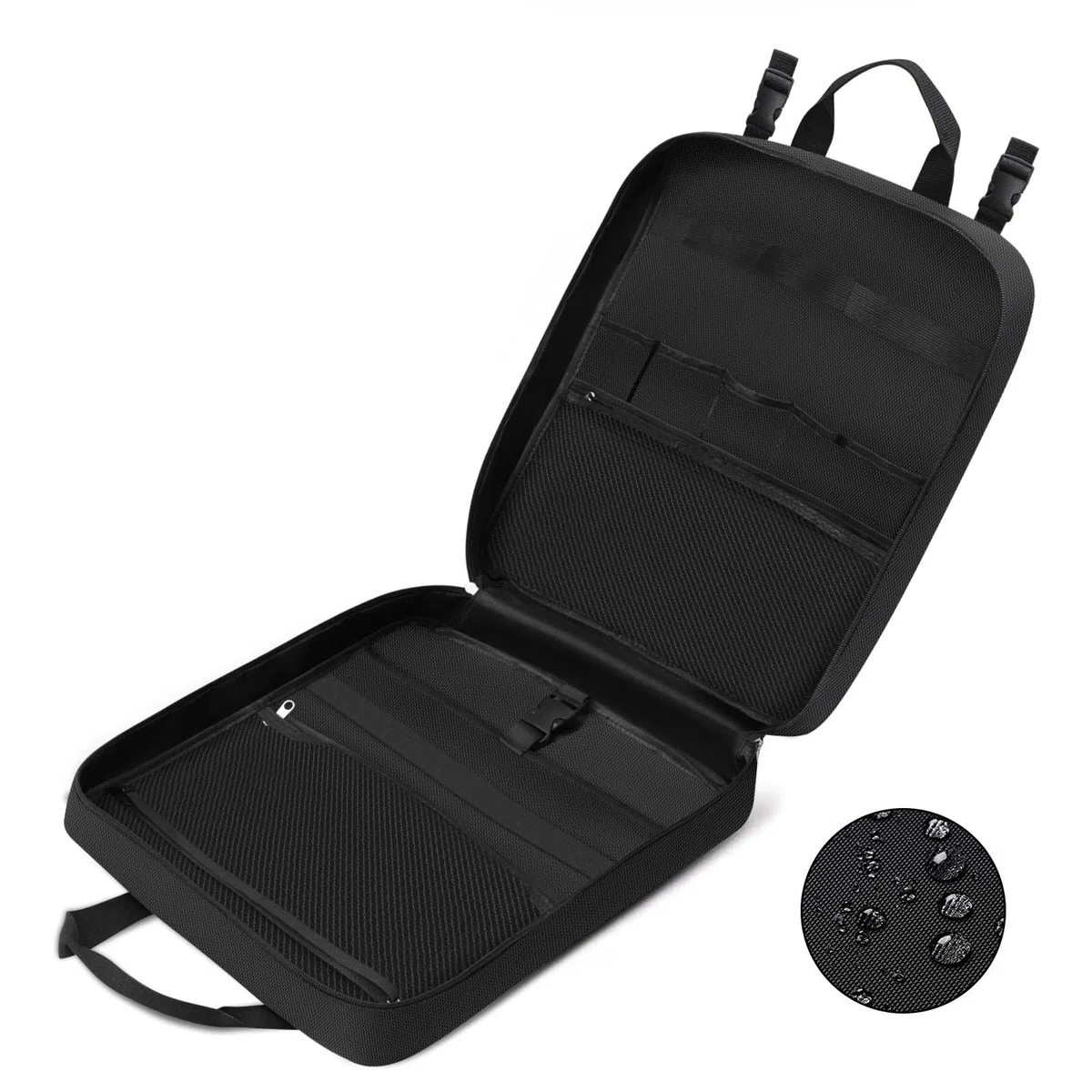 Organizador grande de cocina para campamento, bolsa de utensilios de cocina de camping de alta capacidad, con soporte para toallas de papel, soporte impermeable para utensilios de camping con