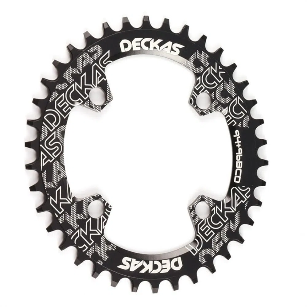 Platos para Bicicletas Rueda de Cadena de Bicicleta 94 + 96 BCD Redonda/Ovalada 32T 34T 36T 38T Plato de Bicicleta MTB Plato Ovalado 32 MTB(34T,9496bcd Oval Black)