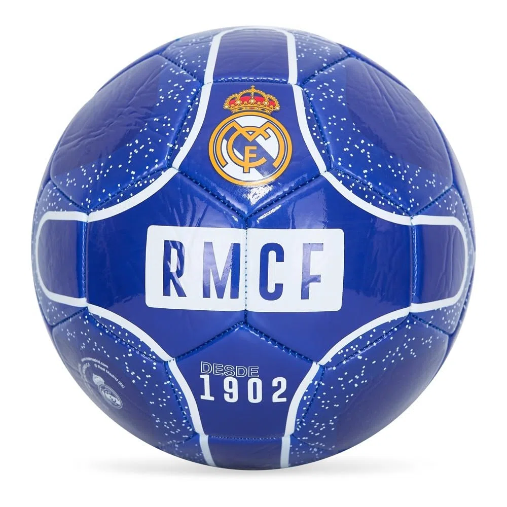 Genérico Balón Madrid Azul Talla 5 tamaño Similar al reglamentario Producto Oficial