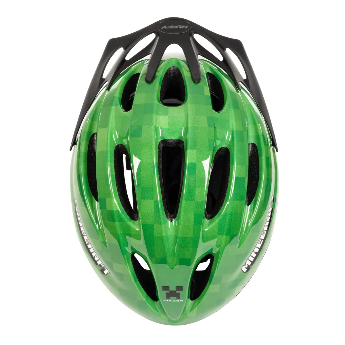 Minecraft Casco de Bicicleta para niños 3+, Verde, Talla única