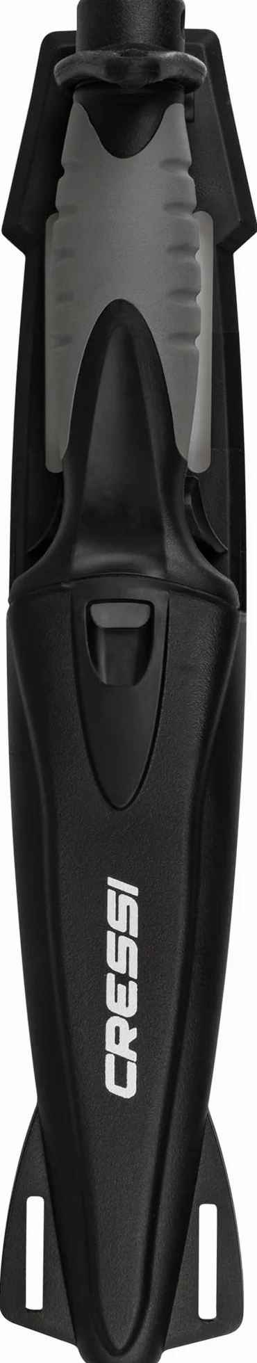 Cressi Finisher - Cuchillo, Color Negro, Talla 24.7 cm