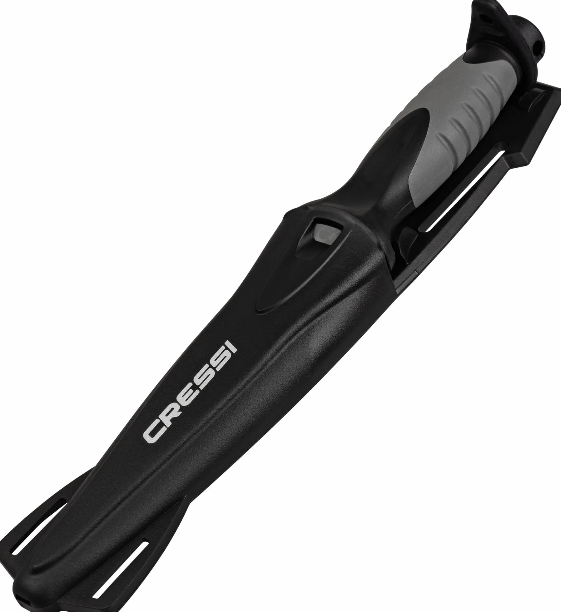 Cressi Finisher - Cuchillo, Color Negro, Talla 24.7 cm