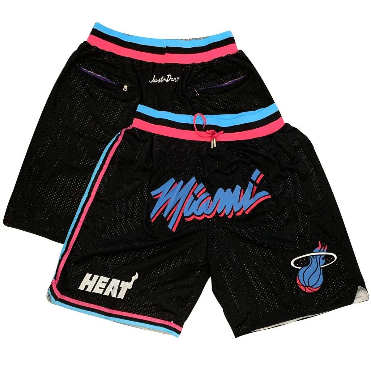 Pantalones Baloncesto Hombre Pantalones Cortos Hombre de Heat City Edition para Adultos de Baloncesto Shorts Entrenamiento Secado rápido con Bolsillos Basketball Pantalón Corto Deporte