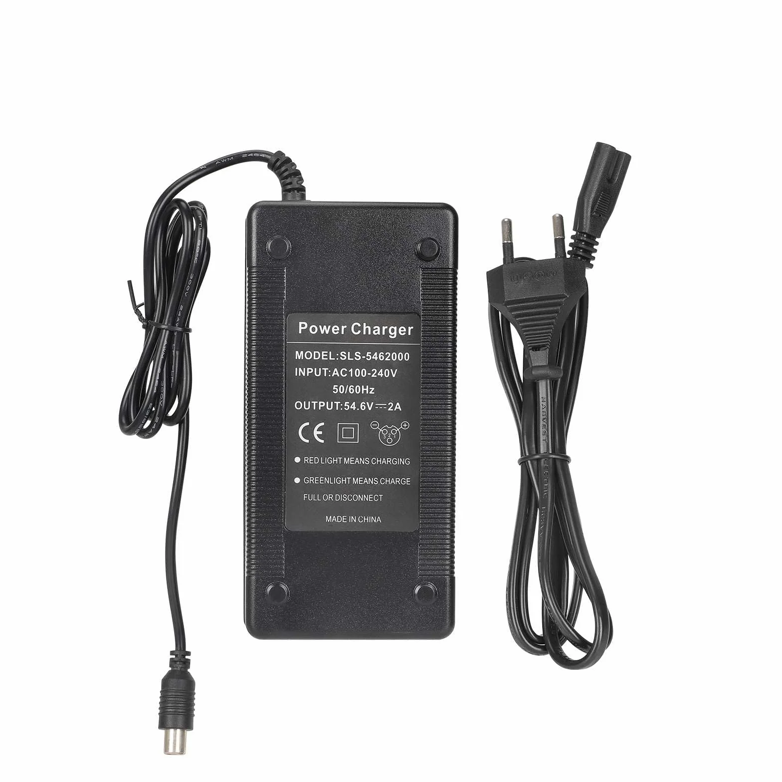54.6V/2A Cargador para ENGWE EP-2 Pro Engine Pro Cargador para E-Bikes Accesorio Bicicletas Eléctricas Carga Rápida Apagado Automático Protección Múltiple