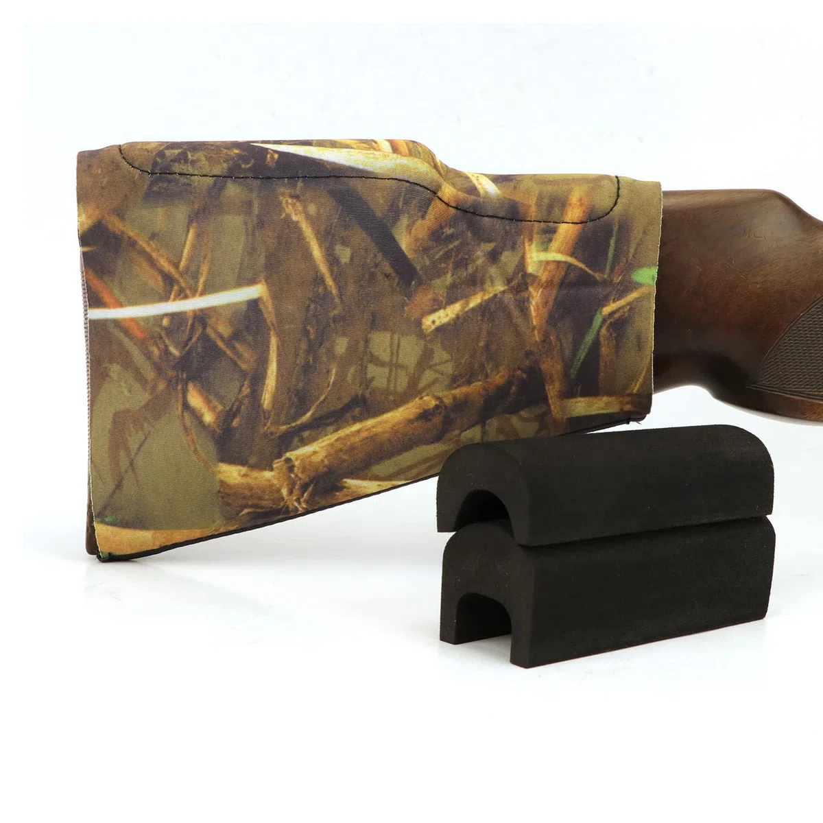 Camo Juego de apoyo de mejilla para peine de tiro – Peine deslizante de neopreno con tres insertos