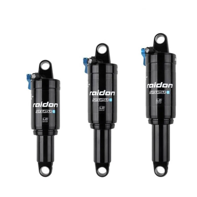 Amortiguador Bicicleta Amortiguadores traseros for bicicleta, 165/190/200 mm, presión de rebote, suspensión neumática for montaña BMX(165x38mm)