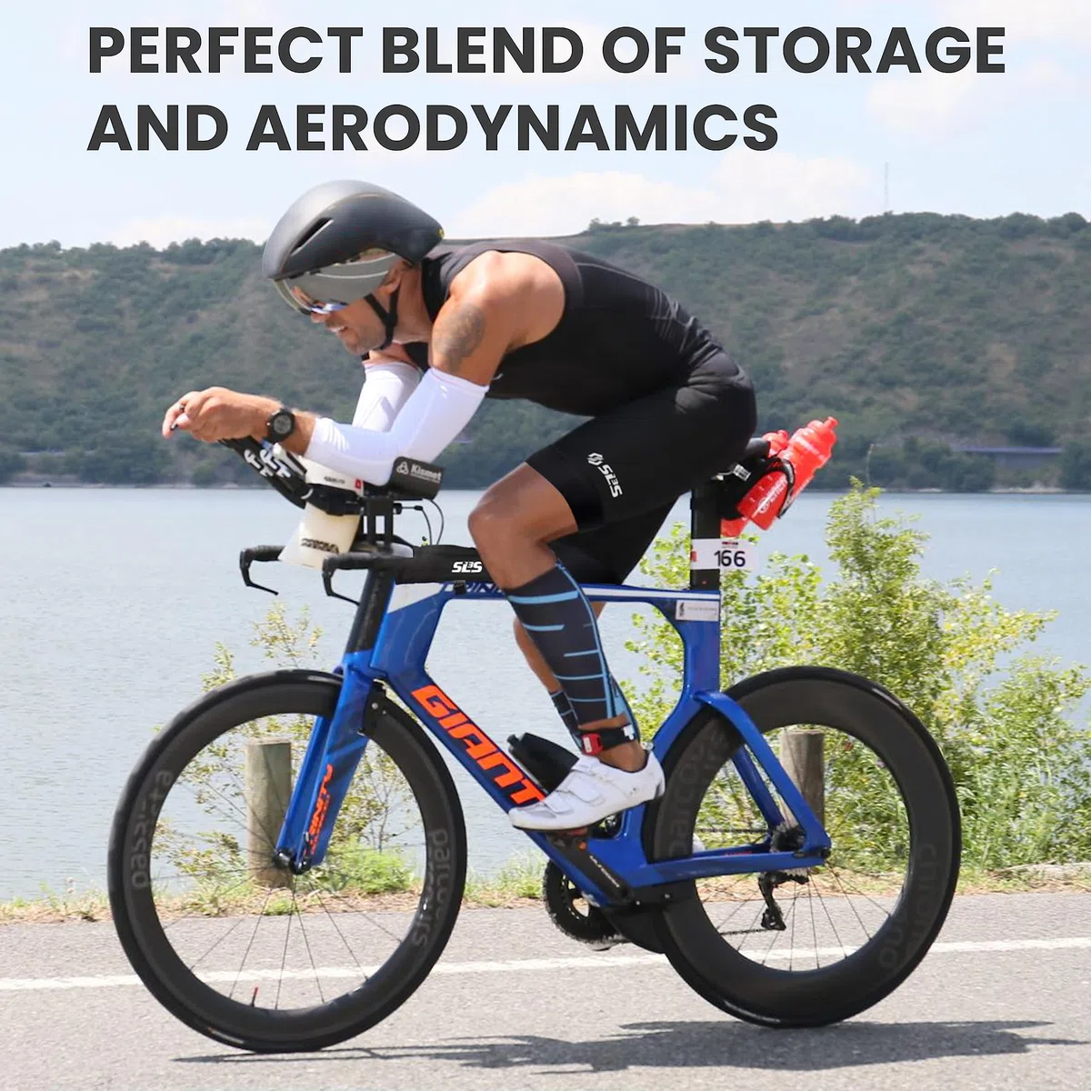 SLS3 pequeña Bolsa de Bicicleta aerodinámica Negro