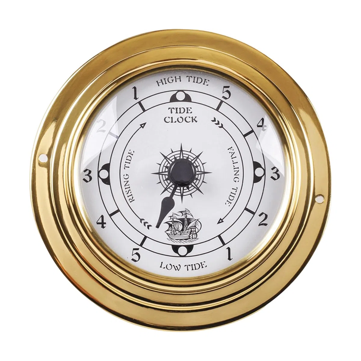 MagiDeal Reloj de, Reloj Náutico Preciso para Barcos, Estación Meteorológica para Yates Y Embarcaciones.