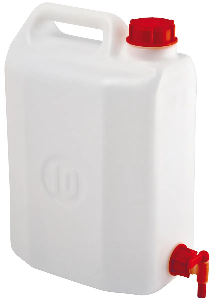 WURKO 044111 - Bidon plastico con Grifo 20l.Blanco