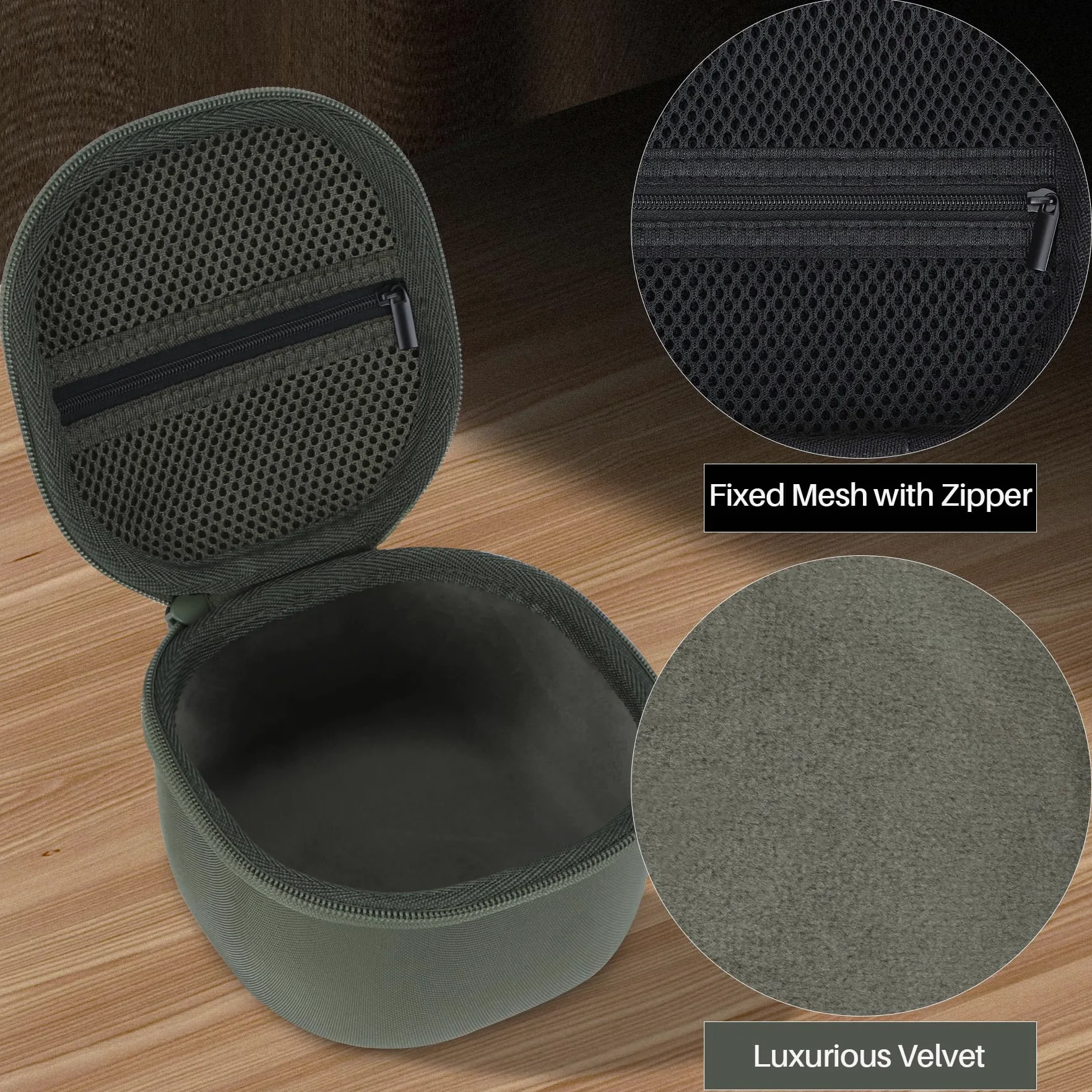 Lebakort Duro Viajar Caja Estuche Funda para Walker's Razor Slim/Razor X-TRM/Slim Muff
