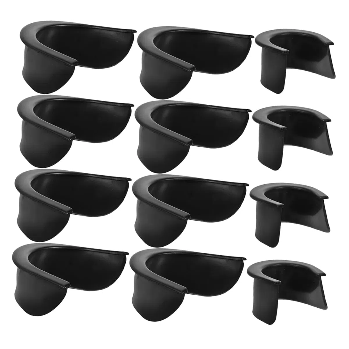 Forro Profesional para Bolsillos De Billar De Plástico, Resistente y Reemplazable, Set De 12 Piezas (8 Grandes 4 Medianos), Protección para Mesa De Billar, Uso Diario y Doméstico
