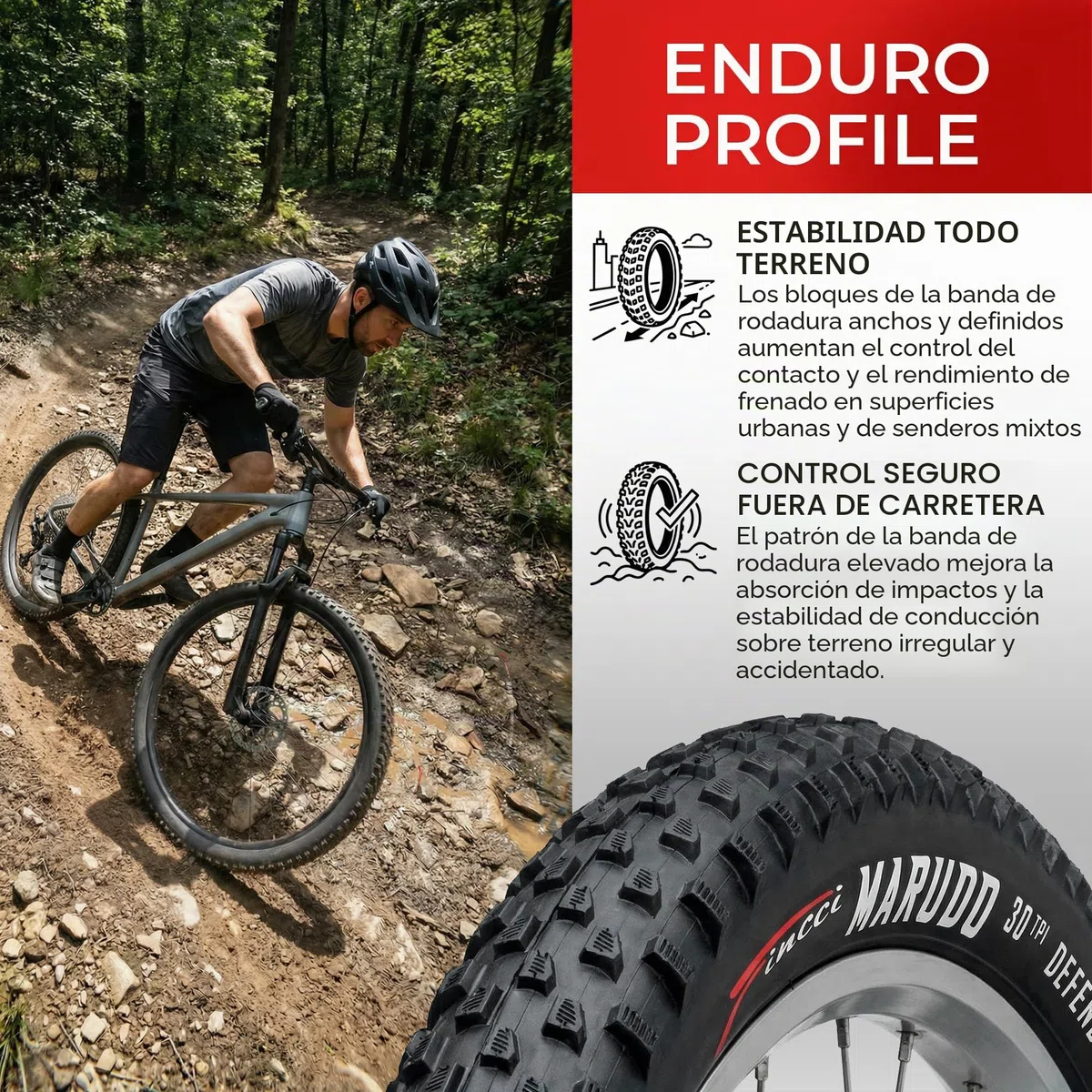 Fincci Cubiertas MTB 29 x 2.1 Pulgadas con 2X Camara de Aire 52-622 - Neumáticos Plegable 29 con 1mm Antipinchazos para Adulto, Gravel, Montaña, Eléctrica, Mountain Bike y Bicicleta Carretera