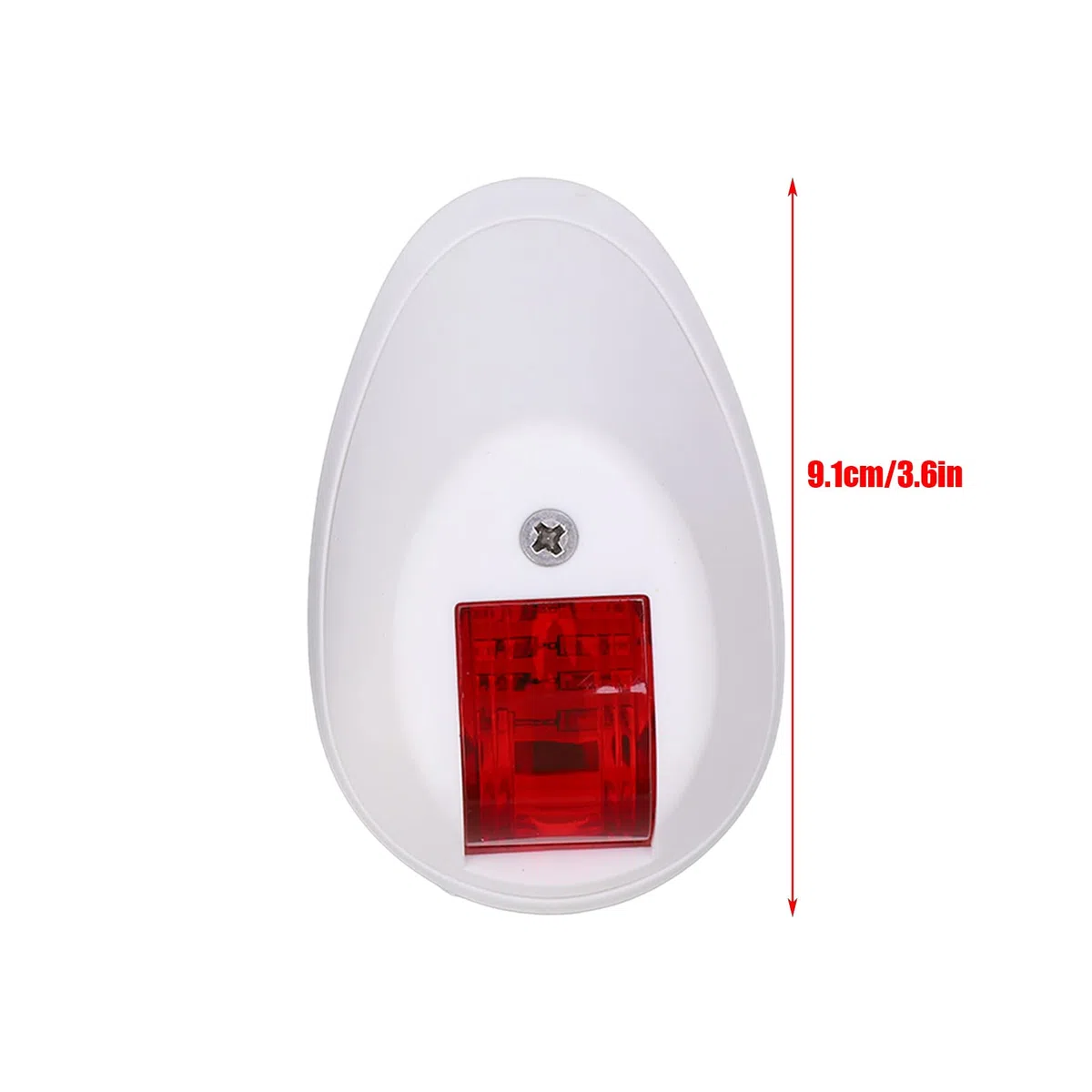 Fyearfly Boots - Luces de navegación, 2 unidades, DC12V-24 V, luces LED para barco, color rojo y verde para barcos marinos, yates (blanco)