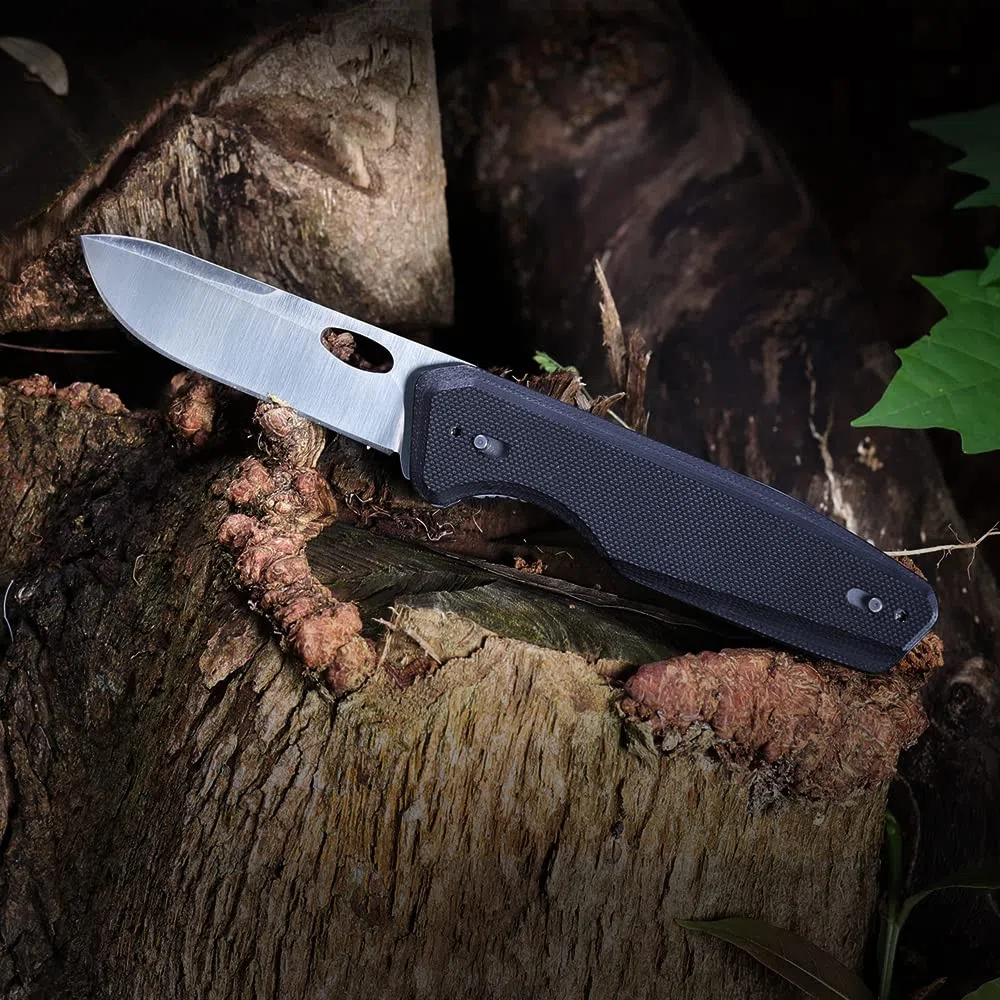 Roxon S502U Cuchillo plegable Phantasy Phantasy G10 Herramienta de bolsillo de supervivencia EDC Camping con cuchilla de cuchillo reemplazable | G10 - Herramienta de supervivencia para acampar con cuchilla intercambiable