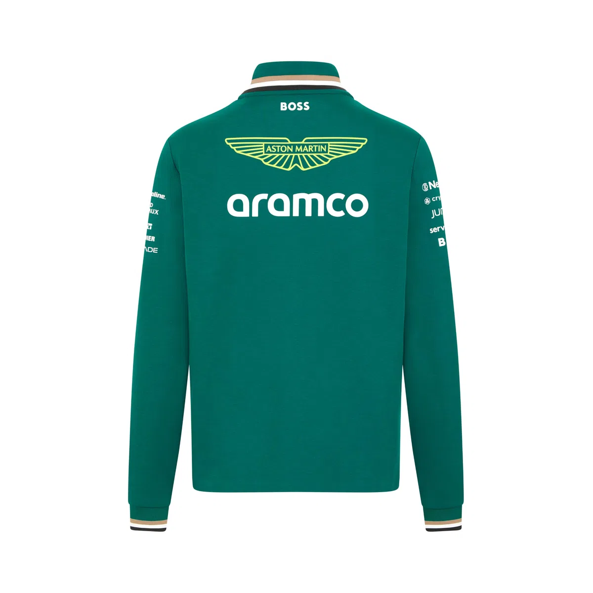 Aston Martin F1 Team 2024 1/4 Zip Hombre - Verde, S